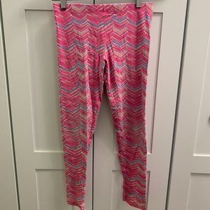 Girls Pink Vineyard Vines Leggings